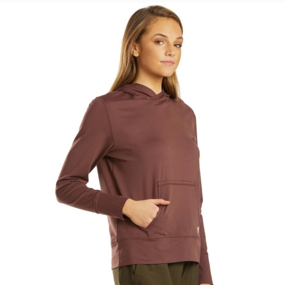 Vuori Halo Performance Pullover Hoodie Light Gray L - Picture 13 of 13